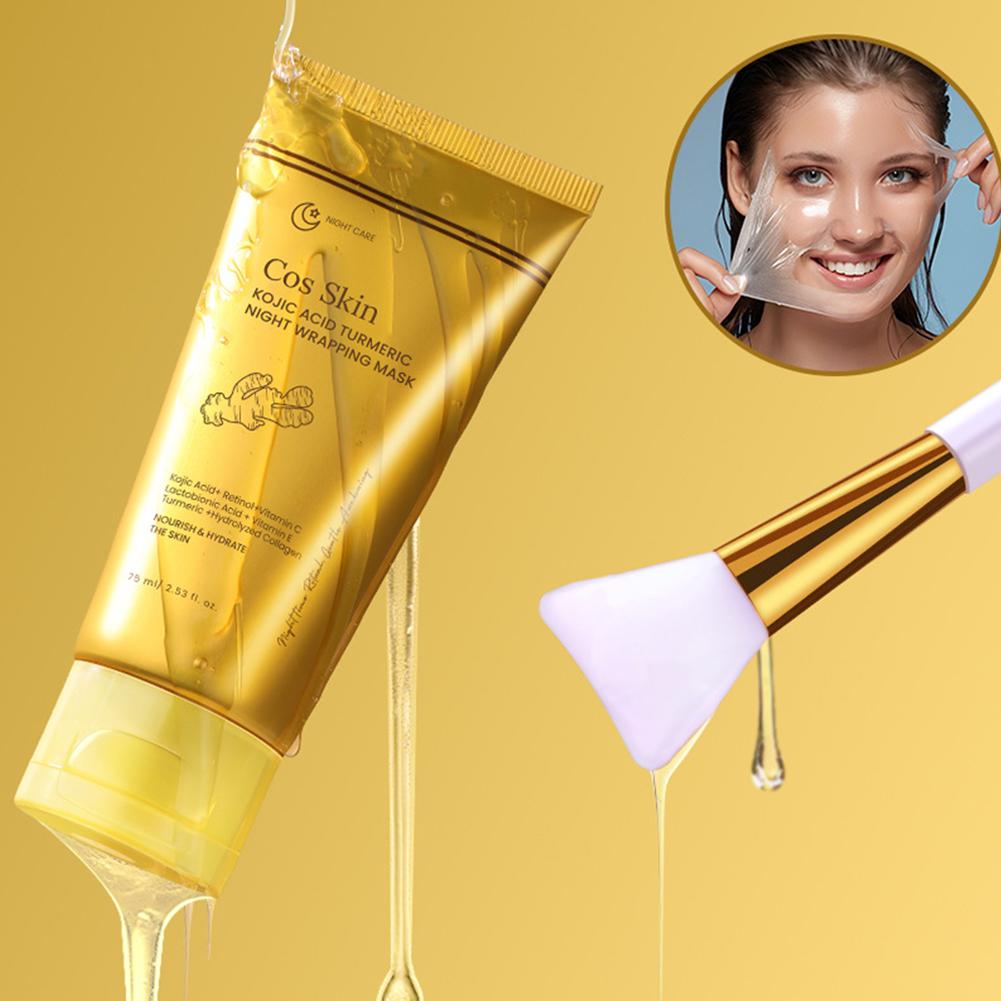 Turmeric Curcumin Capsule - Kojik Asitli Zerdeçallı Soyulabilir Maske, Hidrolize