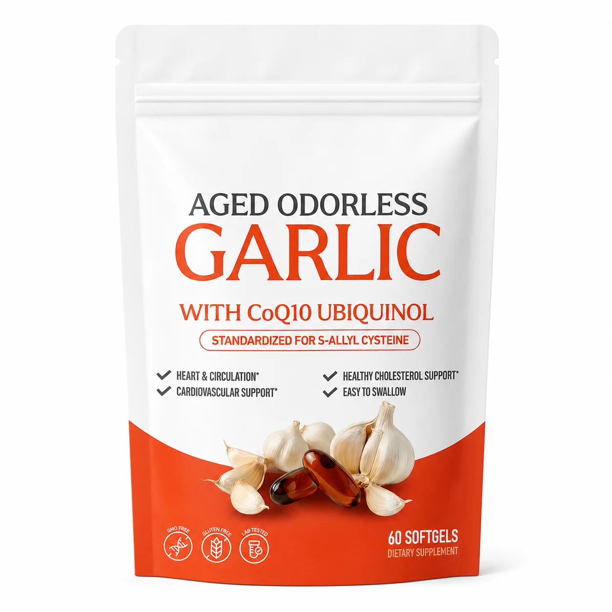 Coq10 Ubiquinol Softgel - Kokusuz, Olgunlaştırılmış Sarımsak Özü İçeren 600