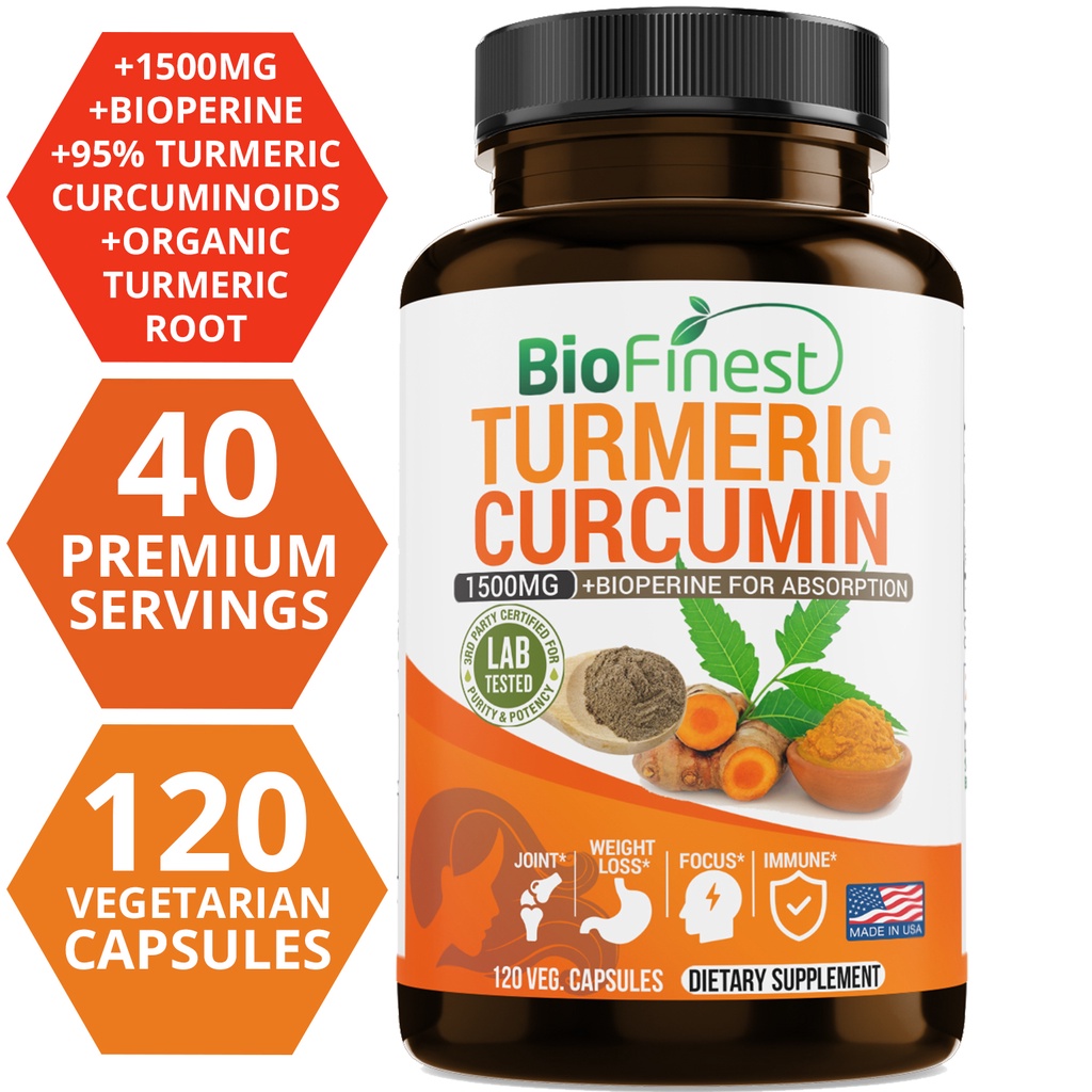 Biyofinest Kurkumin 1500 Mg %9 - Turmeric Curcumin Capsule incelemesi ve fiyatı